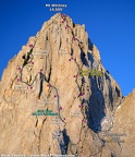 Whitney East buttress and east face